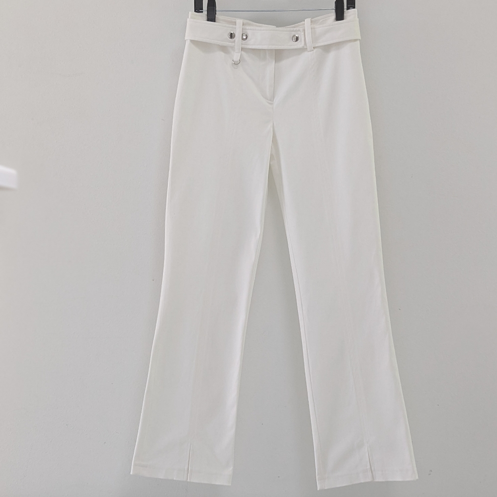 Barami Stretch Split-Hem Pants